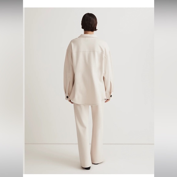 Madewell Ponte Oversized Shirt Jacket Size Small NWT - Picture 4 of 9